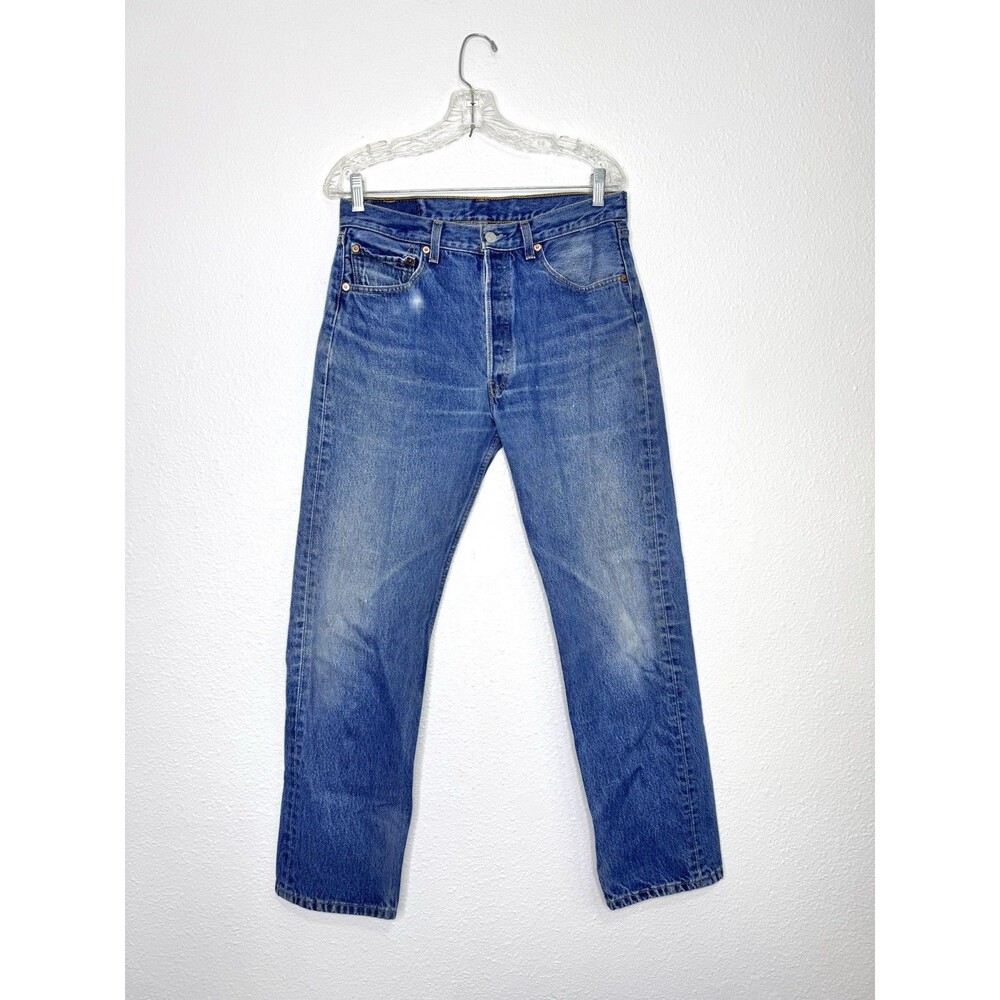 Vintage Levi's 501 Jeans Mens 32x30 (Fits 31x30) Made in Mexico Button Fly 90s